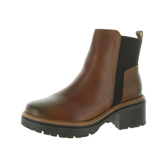 Naturalizer Womens Jadyn Leather Padded Insole Ankle Boots