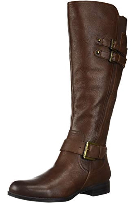 Women's Jessie Knee High Boots Chocolate Wide Calf 9W