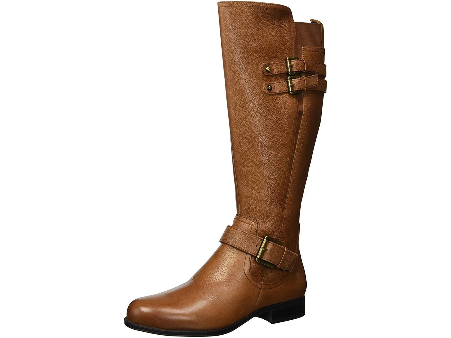 Naturalizer Womens Jessie Leather Round Toe Knee High Fashion Boots Walmart