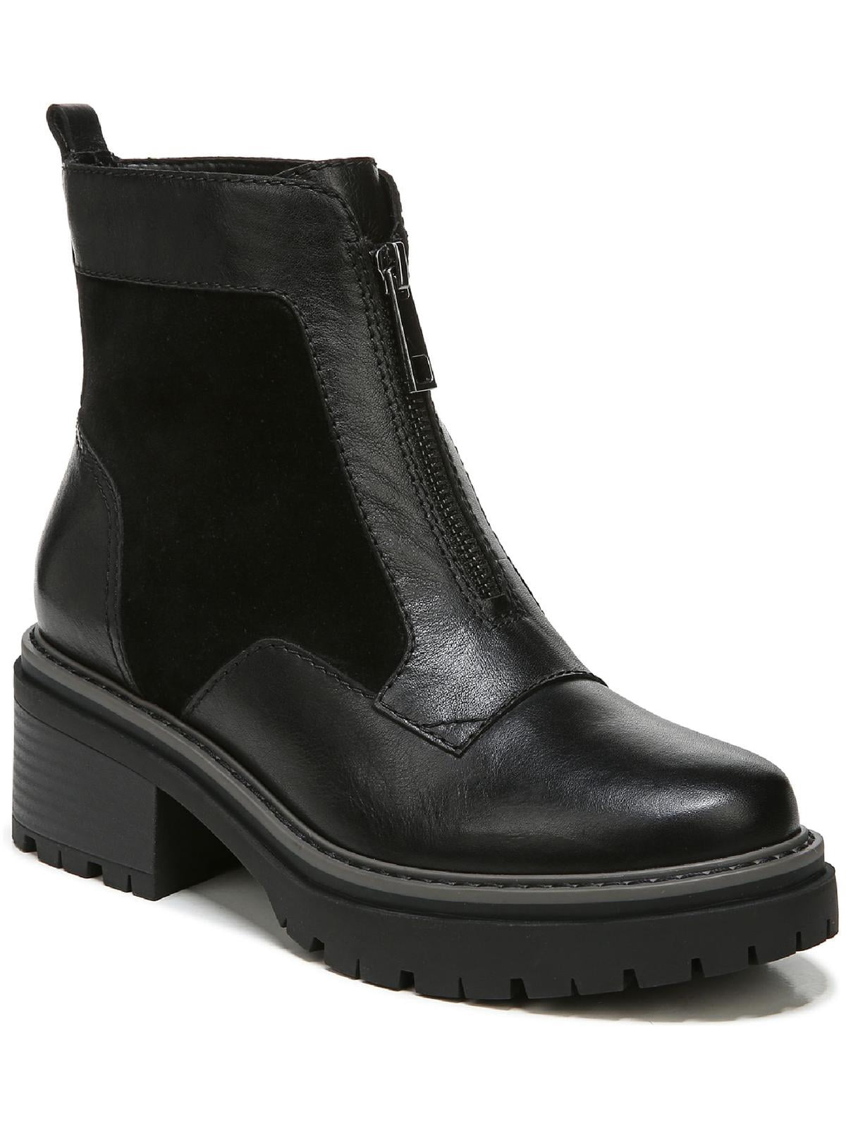 Naturalizer Women’s Fortunate Suede Fringe Ankle Boots – Stacked Heel, N5 Contour Comfort