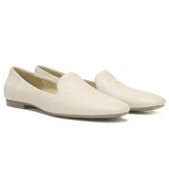 Naturalizer Womens KIT 2 Faux Leather Slip On Loafer (Porcelain Leather, 10)