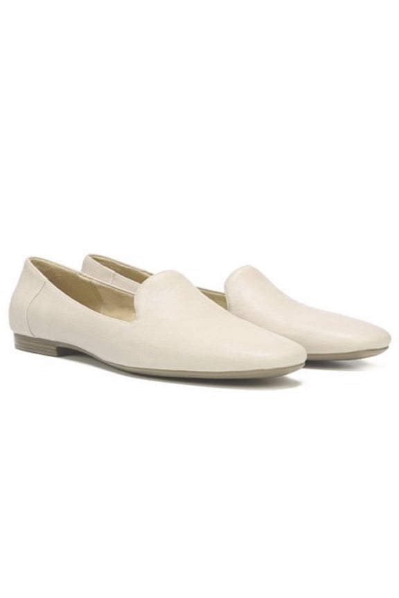 Womens KIT 2 Faux Leather Slip On Loafer (Porcelain Leather, 10)