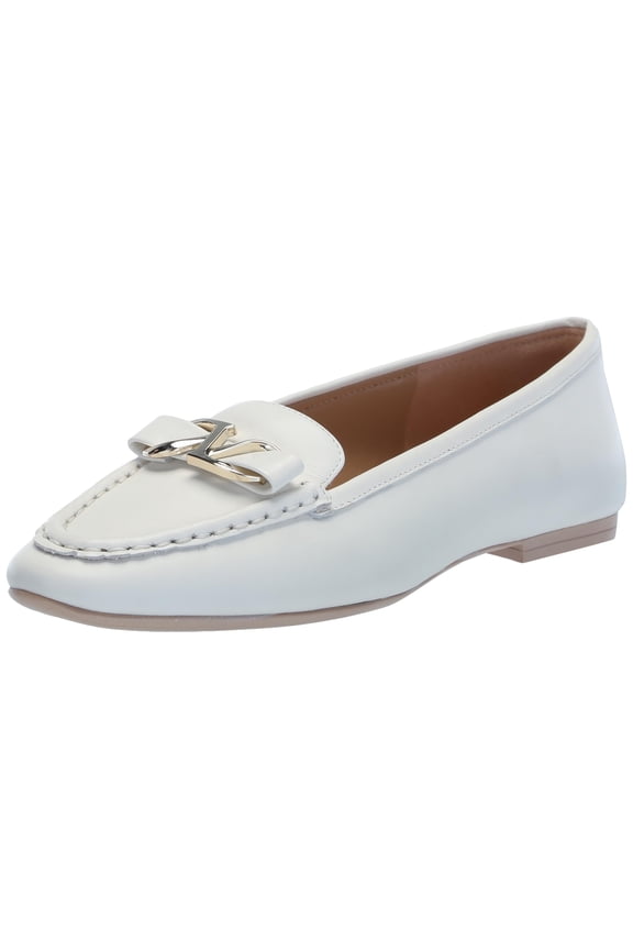 Womens Layla Slip On Loafer Warm White Leather 6.5 W