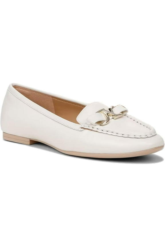 Womens Layla Slip On Loafer Warm White Leather 9W