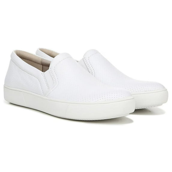 Naturalizer Womens Marianne Loafer 10 Wide White Perf