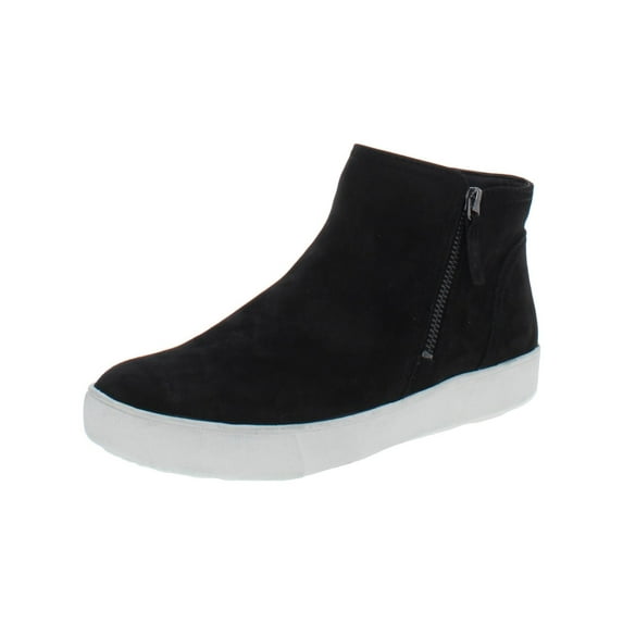 Naturalizer Womens Miranda Leather High Top Sneakers Black 7 Medium (B,M)