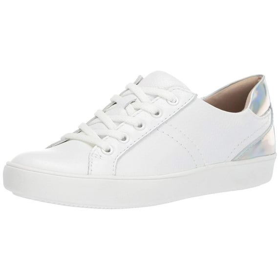 Naturalizer Womens Morrison Fabric Low Top Lace Up, White Leather, Size 11.0 daf
