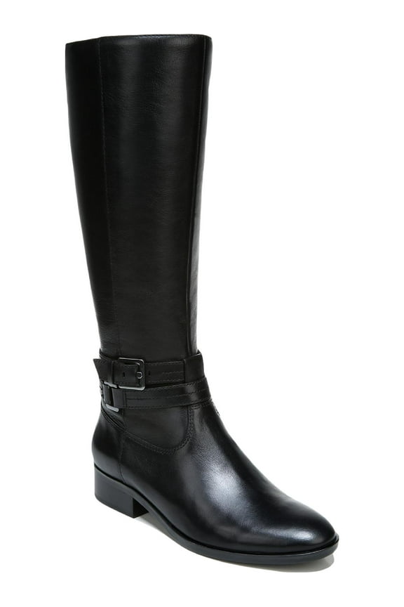 Womens REID Wide Calf Zipper Knee-High Boots