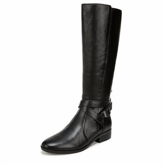 Naturalizer Women's Rena 2 Riding Boot Black Leather 9M