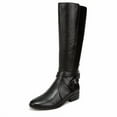 thumbnail image 1 of Naturalizer Women's Rena 2 Riding Boot Black Leather Extra Wide Calf 10W, 1 of 5