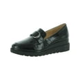 thumbnail image 1 of Naturalizer Womens Somerset Leather Snake Print Loafers Black 9 Medium (B,M), 1 of 3