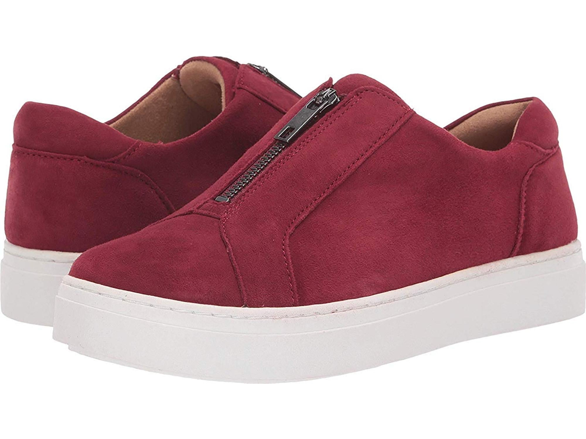 Naturalizer Womens cyan Leather Low Top Zipper Fashion Sneakers