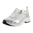 thumbnail image 1 of Naturalizer Zoie Women's Fashion Sneakers White Mesh/Silver Leather Size 7.5 W, 1 of 8