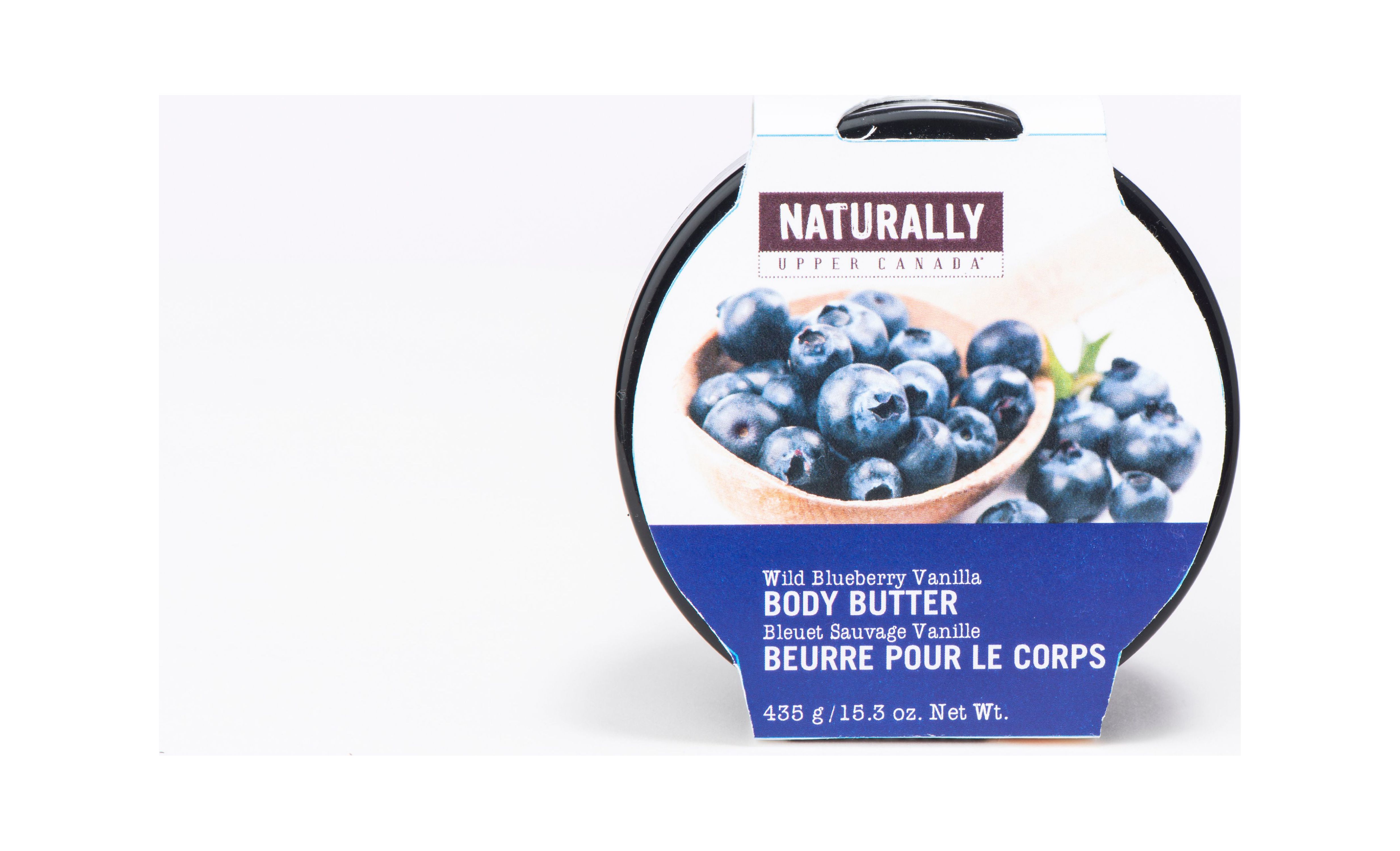 Naturally Body Butter, Wild Blueberry Vanilla, 6.4 Oz