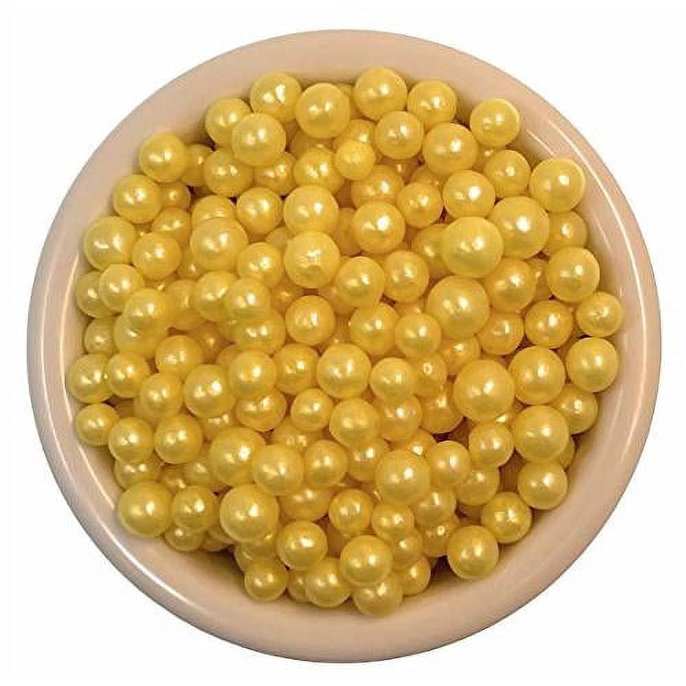 Naturally Colored Decorating Pearls, Edible Pearls For Cakes And