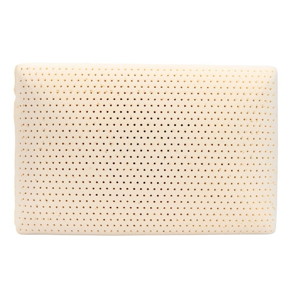 Naturally Cooling Super Plush Natural Latex Pillow for Sleeping King Size, White