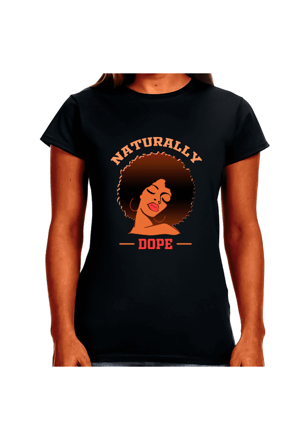Naturally Dope Shirt Black Pride Melanin African Women Tops