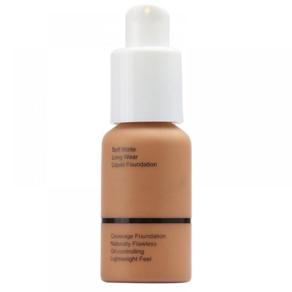 Naturally Flawless Liquid Foundation, Brighten Highlighting Matte Oil Control Concealer Facial Blemish Concealer Color Changing Foundation for Women Girls