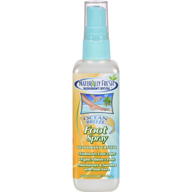 Naturally Fresh Deodorant Crystal Foot Spray Ocean Breeze 4 fl. oz.