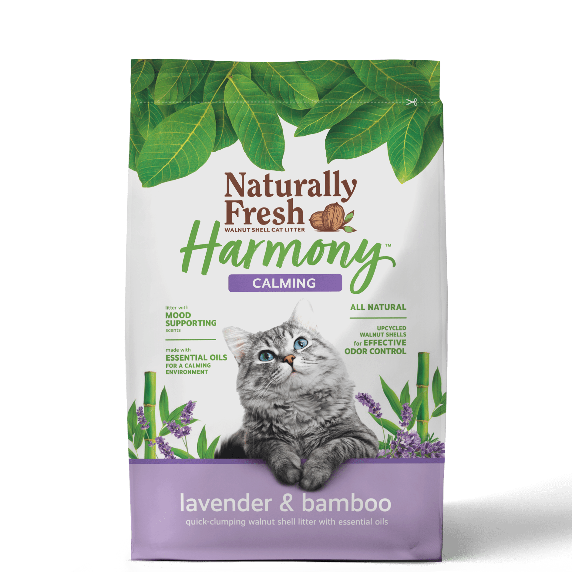 Naturally Fresh Eco-Friendly Calming Lavender and Bamboo Cat Litter, 26 lb Bag