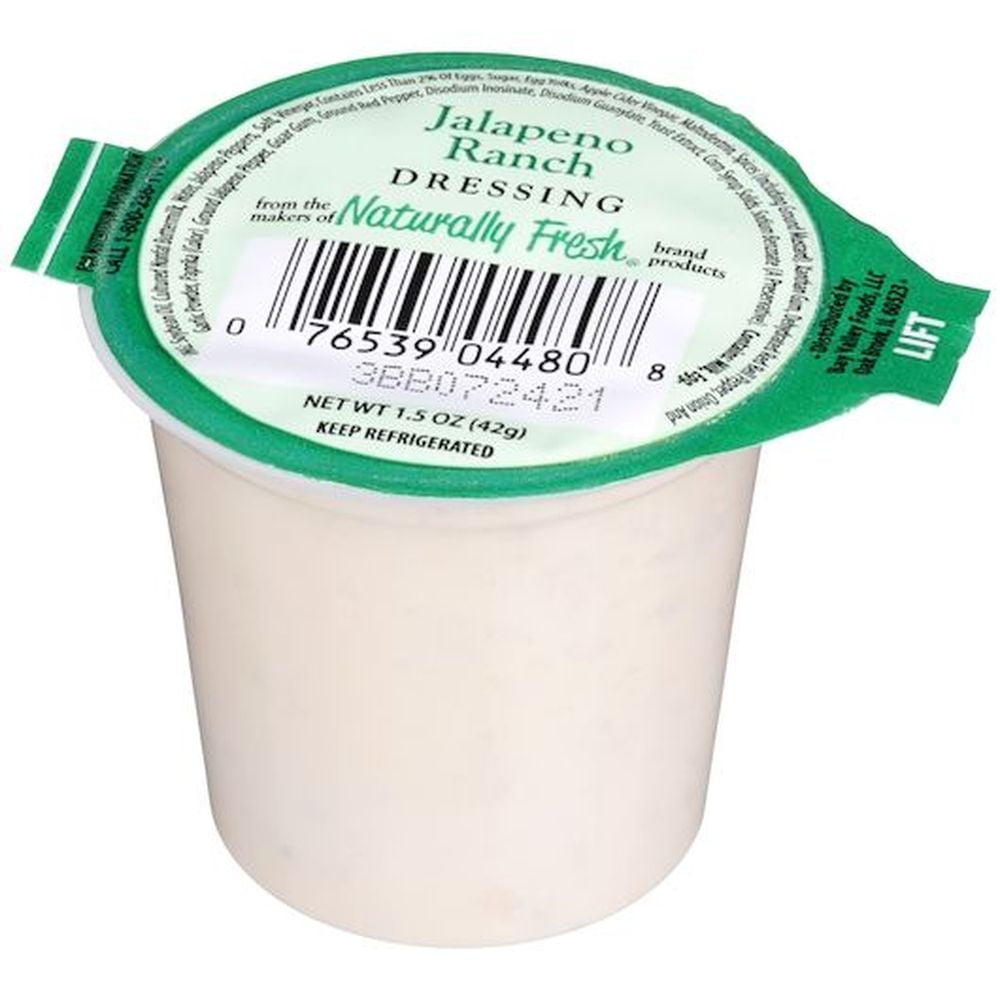 Naturally Fresh Jalapeno Ranch Dressing, 1.5 Ounce 100 per Case