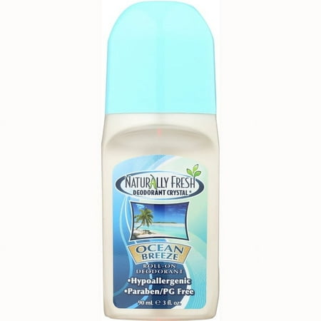 Naturally Fresh Roll-On Deodorant, Ocean Breeze, 3 Oz