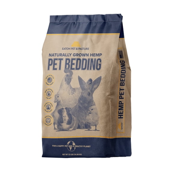 Eaton Pet and Pasture Naturally Grown Premium Hemp Pet Bedding 33 LB