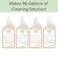 thumbnail image 1 of Naturally It's Clean Floor Cleaner Concentrate 4-Pack – Makes 96 Gallons, Plant-Based with Light Citrus Scent, 1 of 5