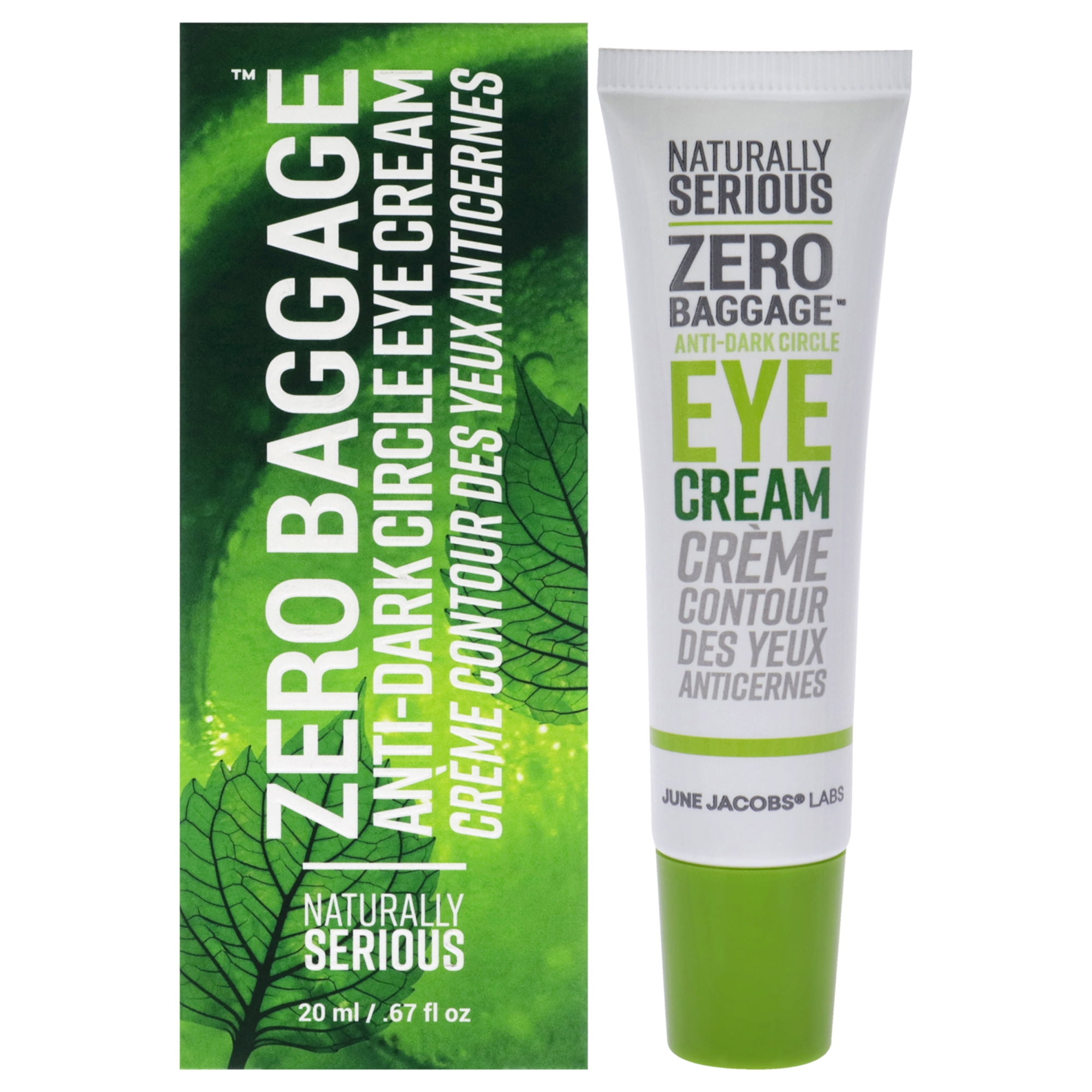 Naturally Serious Zero Baggage AntiDark Circle Eye Cream , 0.67 oz Eye