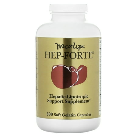 Marlyn, Hep-Forte, 500 Soft Gelatin Capsules, Naturally Vitamins