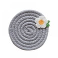 thumbnail image 1 of Naturalour Handmade Braided Drink Coasters Super Absorbent Heat-Resistant Coasters for Drinks, 1 of 3