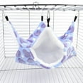 thumbnail image 1 of Naturalour Small Pet Hammock, Double-Layer Small Animals Hammock Bed, Warm Fleece Cage Hanging Hammock, Pet Swinging Bed for Sugar Glider Chinchilla Parrot Guinea Pig Ferret Squirrel Hamster Rat, 1 of 5