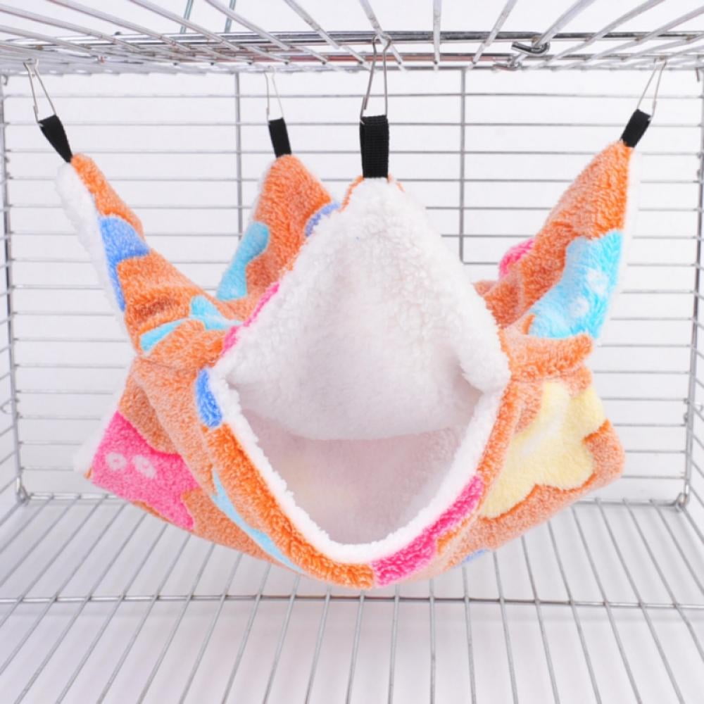 Curated visual reference: Visual Reference: Naturalour Small Pet Hammock Double Layer Small Animals Hammock Bed