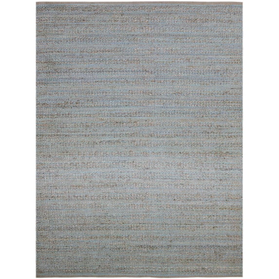 Naturals 5 Aqua Flat-Weave Area Rug 5'x8'
