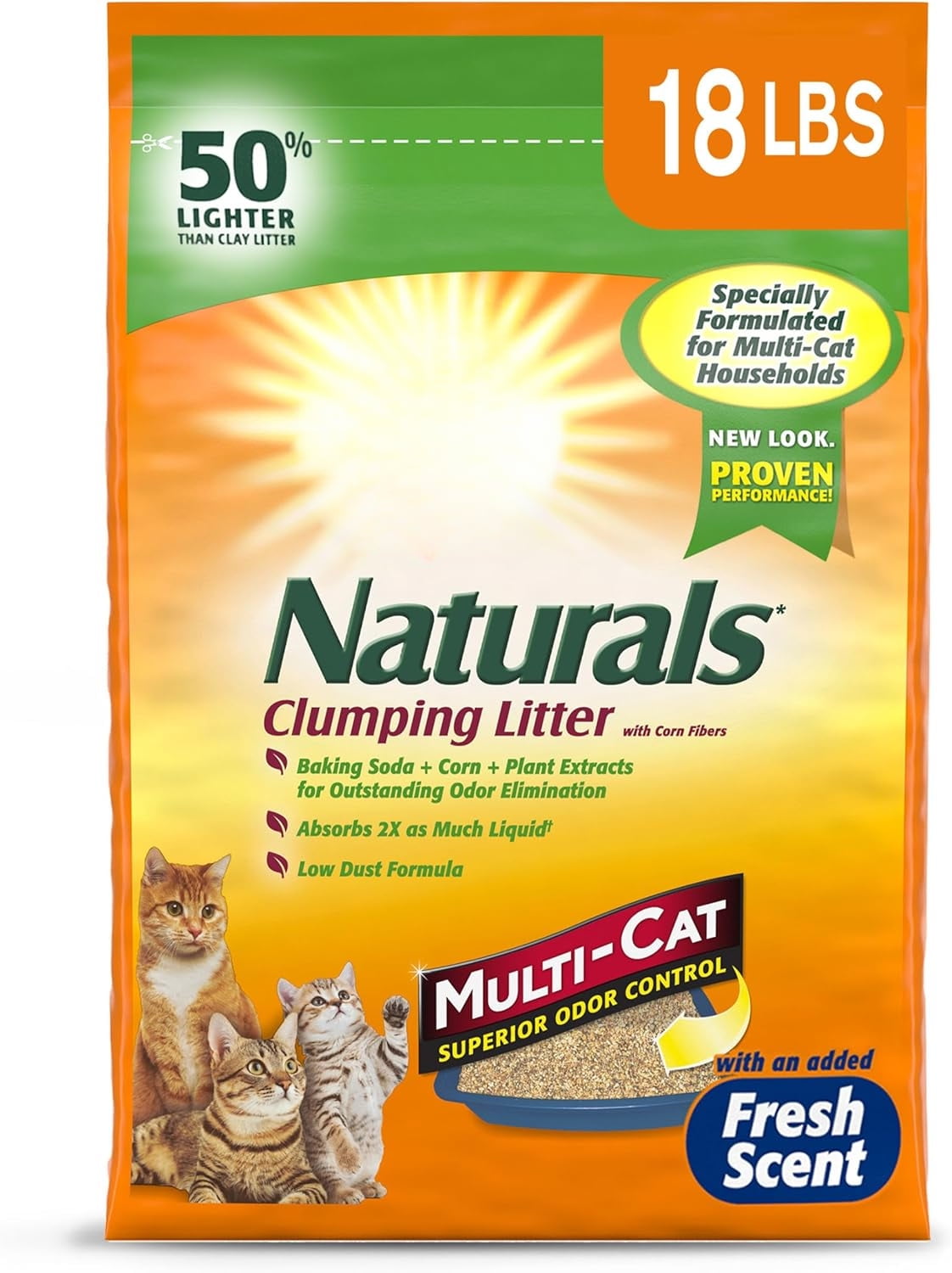 Thumbnail for Odor Controlling Cat Litter With Natural Antimicrobial Agents And Odor Absorbers