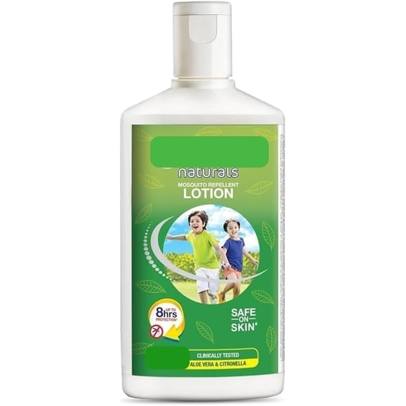Naturals Mosquito Insect Repellent Lotion 120ml, Skin Friendly, DEET Free, Keep midges Bugs Wasps tick Away, Avoid Insect bite, Long Lasting