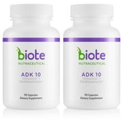 Naturals Power ADK 10 - Immunity + Cardiovascular  Vitamin A, D3 with K2 Supplement, 90 ct 2 PACK