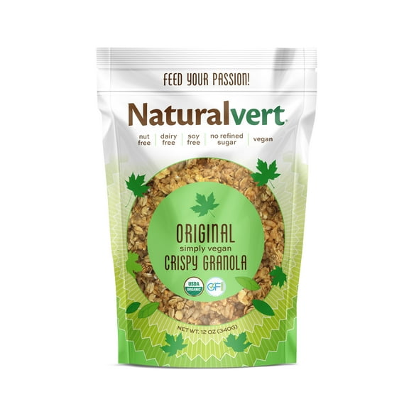 Naturalvert Organic, Gluten free, Vegan granola- Original Vegan (12oz)