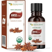 Nature Always - Organic Anise Essential Oil | Non-GMO, USDA Certified | Skincare & Haircare | 2 Oz