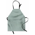 thumbnail image 1 of Nature Apron Retro Textured French Late Baroque Style Tulip Branches Botany Inspired, Unisex Kitchen Bib Apron with Adjustable Neck for Cooking Baking Gardening, Pale Sage Green White, by Ambesonne, 1 of 3