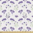 thumbnail image 1 of Ambesonne Nature Art Fabric by the Yard Upholstery, Purple Green Pods, 3 Yards, Multicolor, 1 of 5