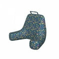 thumbnail image 1 of Nature Art Reading Pillow Cover, Meadow Blossoms Flourish Petals Buds Fragrance Season Botanical Details, Unstuffed Printed Bed Rest Case from Soft Fabric, XL Size, Marigold and Pink, by Ambesonne, 1 of 4