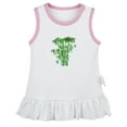 thumbnail image 1 of Nature Bamboo Pattern Dresses For Baby, Newborn Babies Skirts, Infant Princess Dress, 0-24M Kids Graphic Clothes (White Sleeveless Dresses, 12-18 Months), 1 of 4
