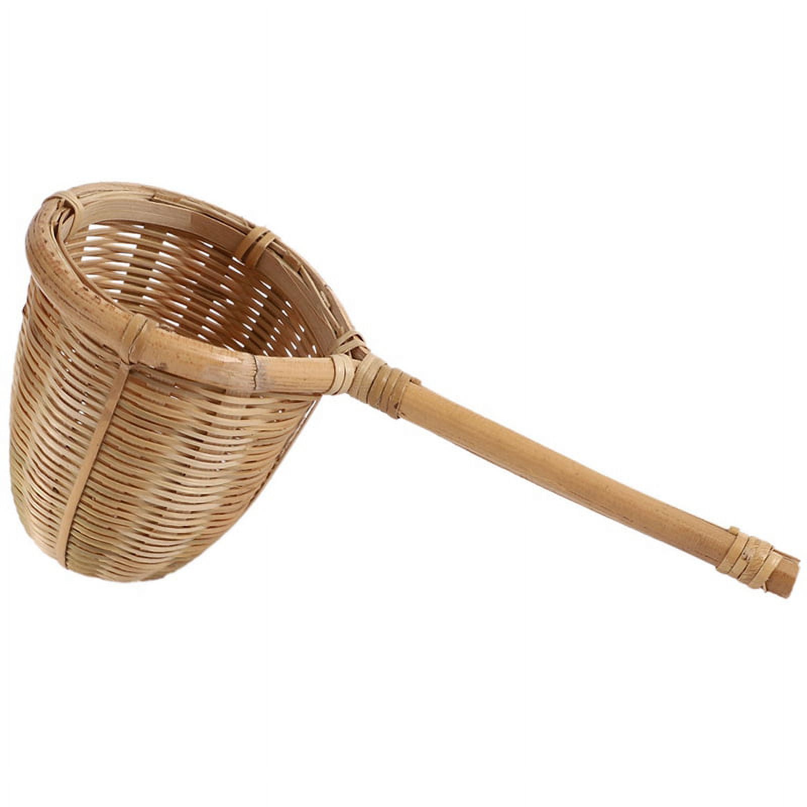 Nature Bamboo Tea Strainer Filter Colander Infuser Handmade Weave ...