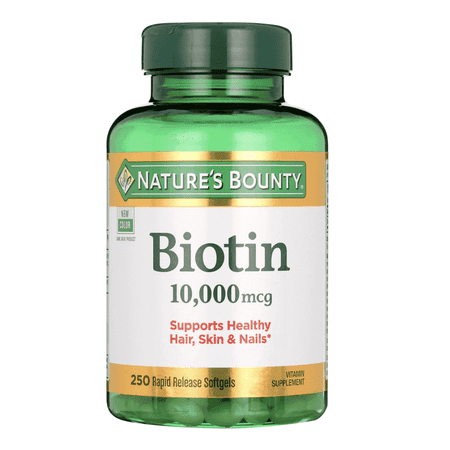 Nature Biotin 10,000 mcg - 250 Softgels