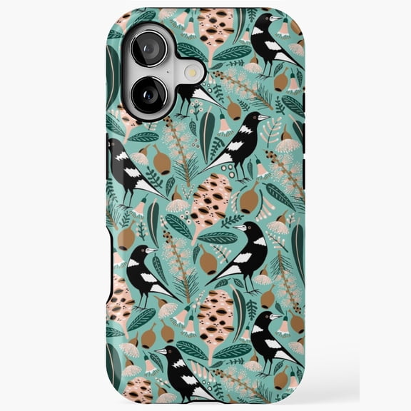 Nature Bird Animal Bush Art Phone Cover for iPhone 11 12 13 14 15 16 17 Pro Max