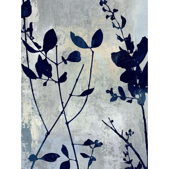 Art.com Nature Blue Silhouette I Art Print by Danielle Carson, 12" x 16"