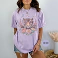 thumbnail image 1 of Nature Boho Tiger T-Shirt, Bohemian Vintage Tiger T-Shirt, Retro Floral Ideas, Flowers Tshirt, Wild Garden Lover, Wildflowers Aesthetic SWEATSHIRT All Size S-5XL, 1 of 5