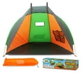 thumbnail image 1 of Nature Bound: Base Camp - Green & Orange - 2 Person/Kids Size, Polyester Tent, 31x29x59", Mesh Window & Pockets, Easy Setup, Carry Bag, Indoor-Outdoor, 1 of 8