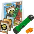 thumbnail image 1 of Nature Bound: Outdoor Explorer Kit - 4pc Navigation Set, Flashlight, Glow-In-The Dark Compass, Whistle, Field Guide, Outdoor Adventure Toy, Kids 3+, 1 of 10